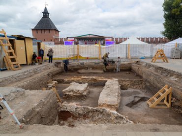 Археологи впервые нашли остатки древнего Успенского собора в Туле